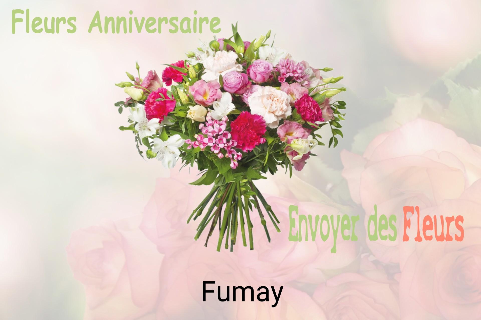 Bouquet de fleurs d’anniversaire livré à Fumay