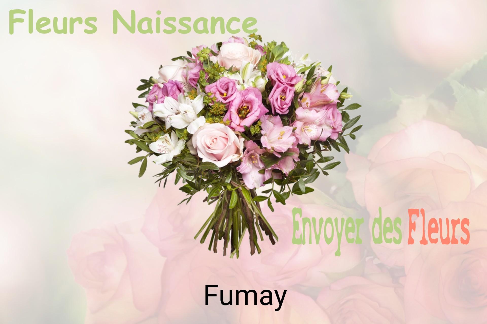 Bouquet de fleurs de naissance livré à Fumay